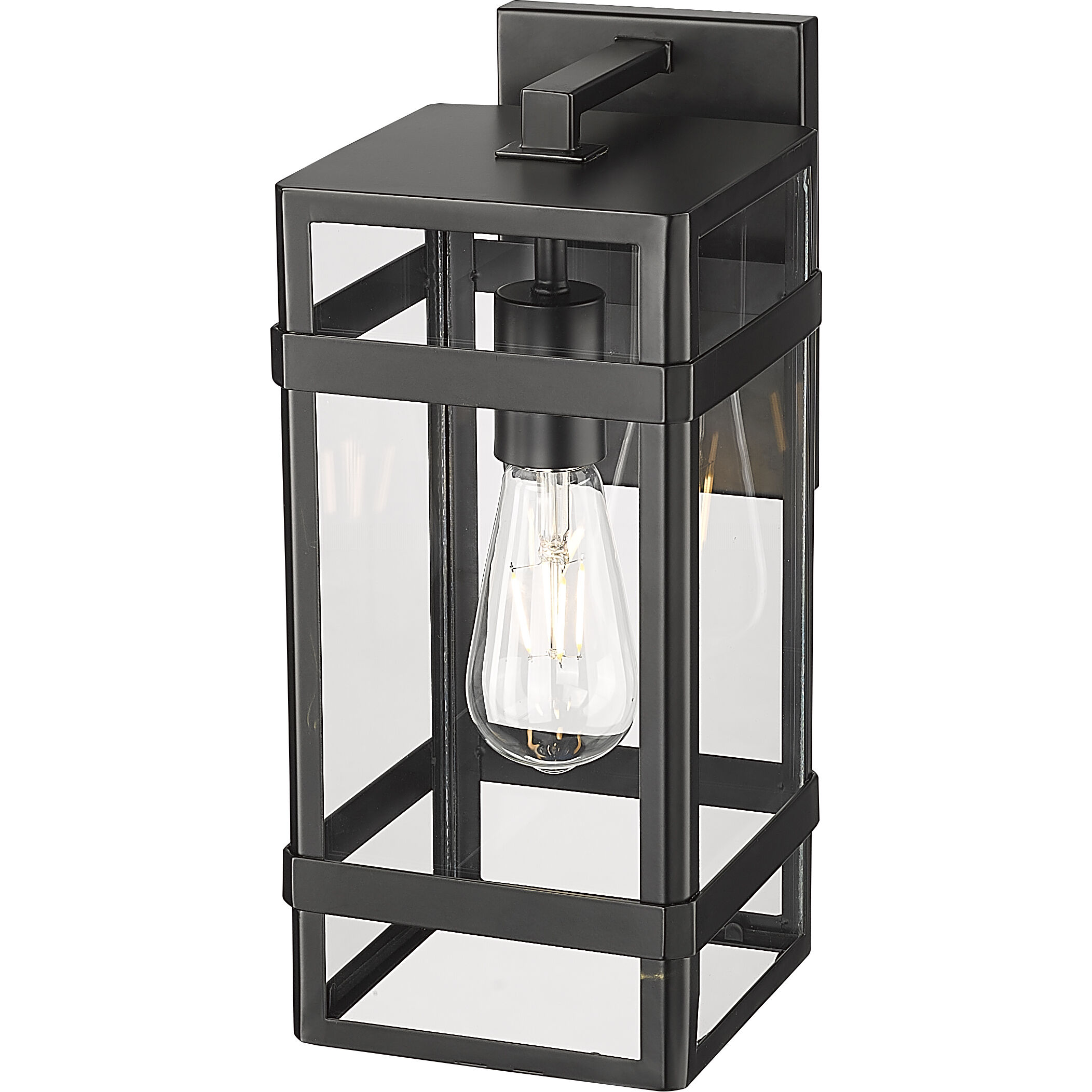 Payton 1 Light 13.75 inch Powder Coated Black Outdoor Wall Sconce